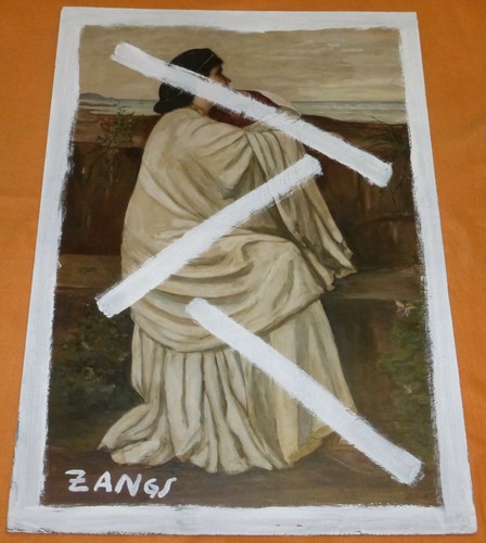 Zangs gemälde collage - zangs,