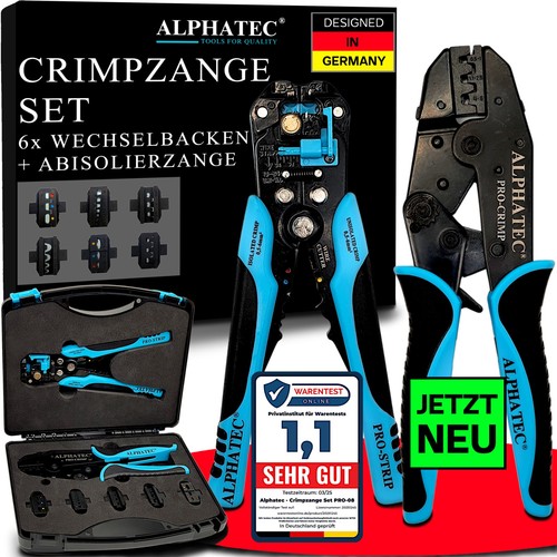 Alphatec crimpzange set mit - alphatec®,
