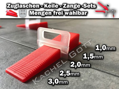 Zuglaschen nivelliersystem - zuglaschen,