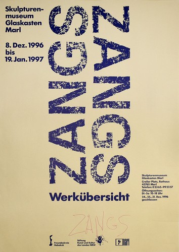 Zangs werkübersicht - zangs,, zangs.