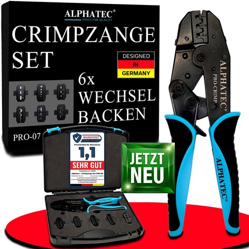 Alphatec crimpzange set mit - crimpzange,