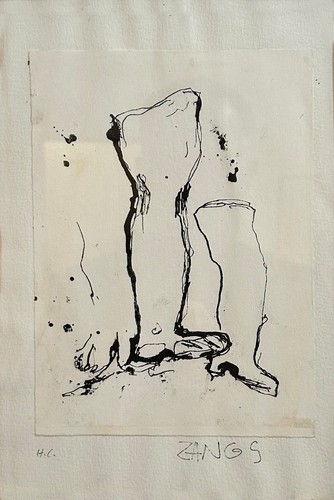 Herbert zangs radierung - zangs,,